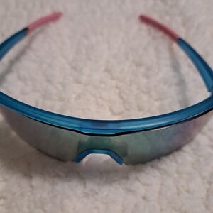 Blue and Pink Sport Sunglasses